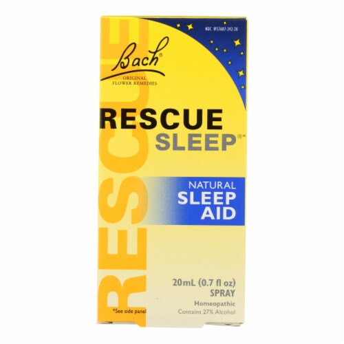 Bach Flower Remedies Rescue Sleep Natural Sleep Aid - 0.7 fl oz Perspective: front