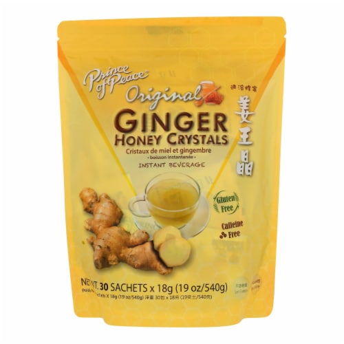 Prince of Peace Ginger Honey Crystals - 30 count Perspective: front