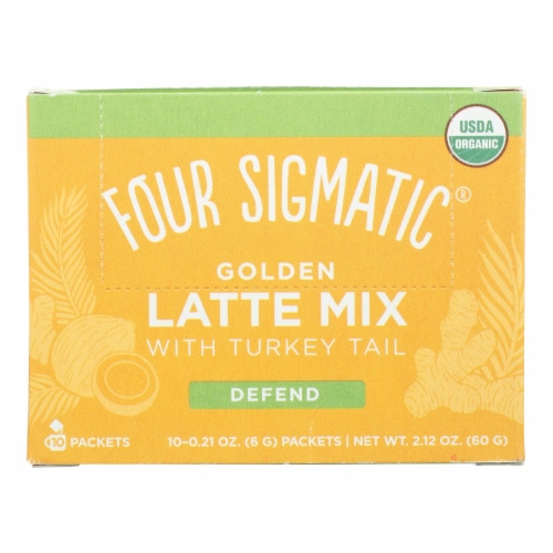 Four Sigmatic - Golden Latte Organic Turkey Tail - EA of 1-10 CT Perspective: front