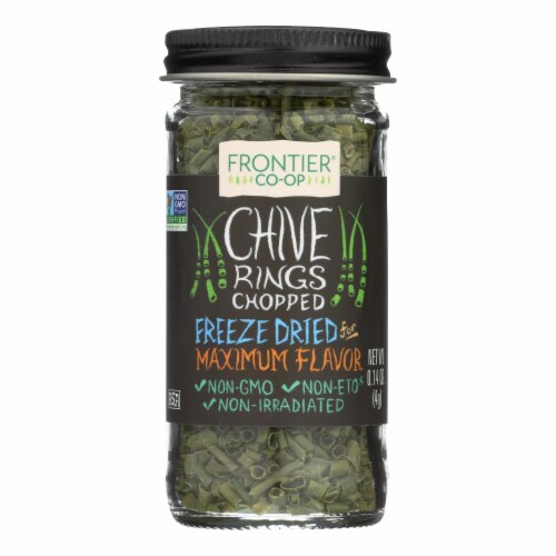 Frontier Herb Chives - Freeze Dried - Cut and Sifted - .14 oz - Pack of 3 Perspective: front