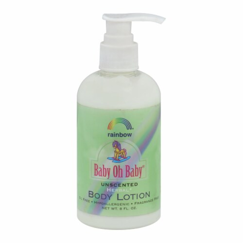 Rainbow Research Body Lotion - Organic Herbal - Baby - Unscented - 8 fl oz Perspective: front