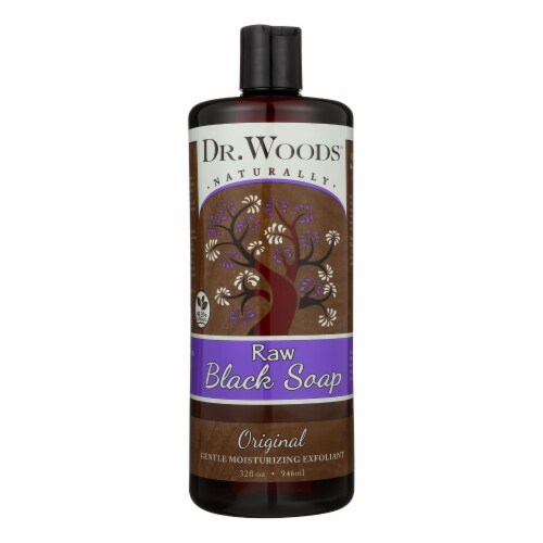 Dr. Woods Pure Black Soap - 32 fl oz Perspective: front