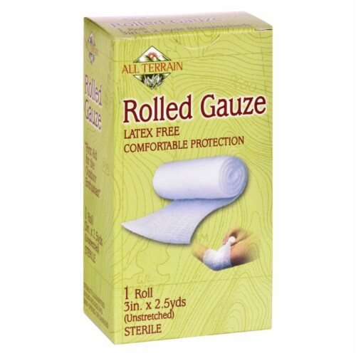 All Terrain - Gauze - Rolled - 3 inches x 2.5 yards - 1 Roll Perspective: front