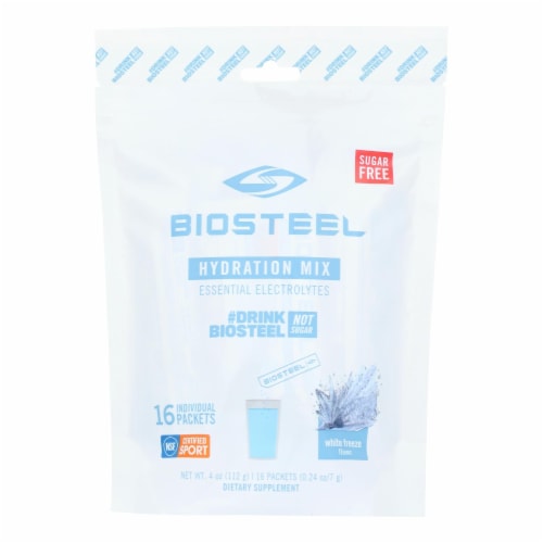 Biosteel - Hydration Electrolyte Drink Mix - White Freeze - 1 Each 1-16 CT Perspective: front