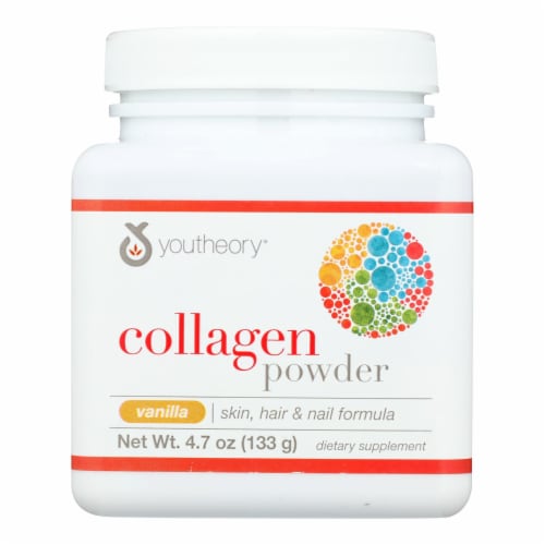 Youtheory Collagen - Powder - Vanilla - 4.7 oz Perspective: front