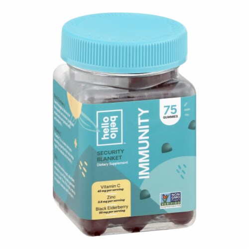 Hello Bello - Immunity Gummies Supplement - EA of 1-75 CT Perspective: front