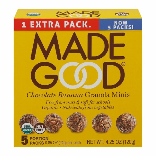 Made Good - Granola Mini Chocolate Chips - Banana - Case of 6-5/.85OZ Perspective: front