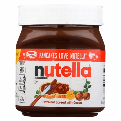 Nutella Hazelnut Spread With Cocoa - Case of 15 - 13 OZ Perspective: front
