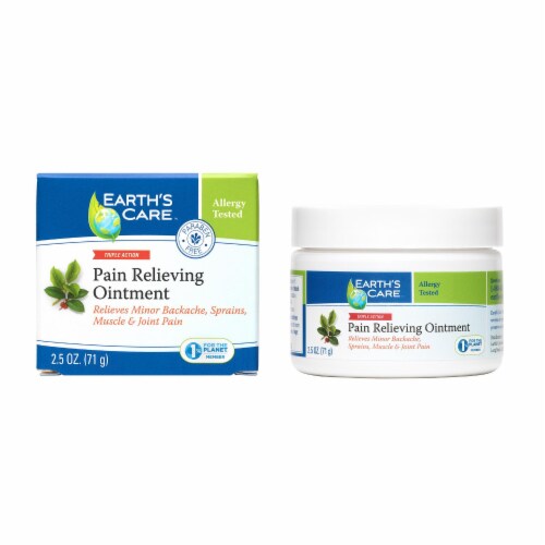Earth's Care Pain Relieving Ointment - 2.5 oz Perspective: front