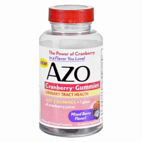 Azo Cranberry Gummies - 40 Count Perspective: front