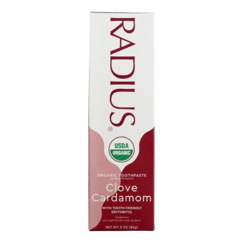 Radius - Tthpste Clove Cardmom - 1 Each - 3 OZ Perspective: front