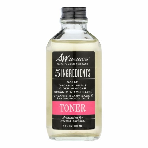 S.W. Basics - 5 Ingredients Toner - 4 fl oz. Perspective: front