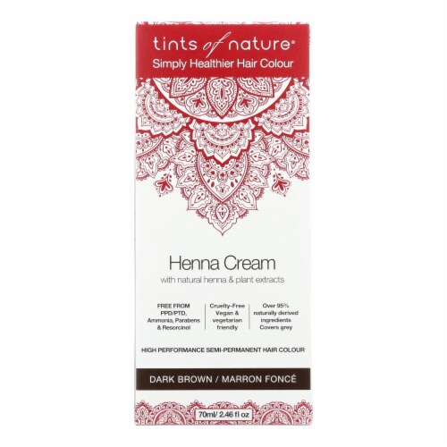 Tints Of Nature - Henna Cream Dark Brown - 2.46 FZ Perspective: front