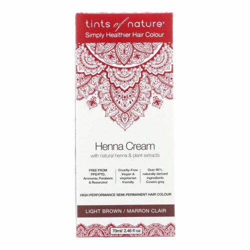 Tints Of Nature - Henna Cream Light Brown - 2.46 FZ Perspective: front