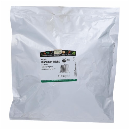 Frontier Herb Cinnamon Organic Sticks 2.75 in - Single Bulk Item - 1LB Perspective: front