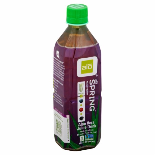 Alo Beverage Aloe Spring Mixed Berry 16.9 Oz Case of 12 16.9 OZ each Mariano s