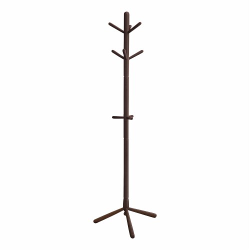 Ergode COAT RACK - 69 H / ESPRESSO WOOD CONTEMPORARY STYLE Perspective: front