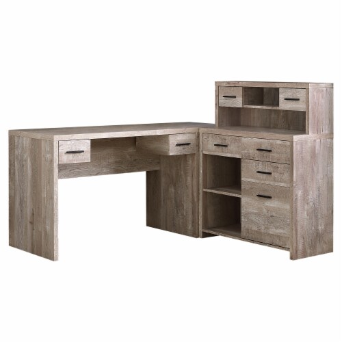 Corner desk on sale facing out