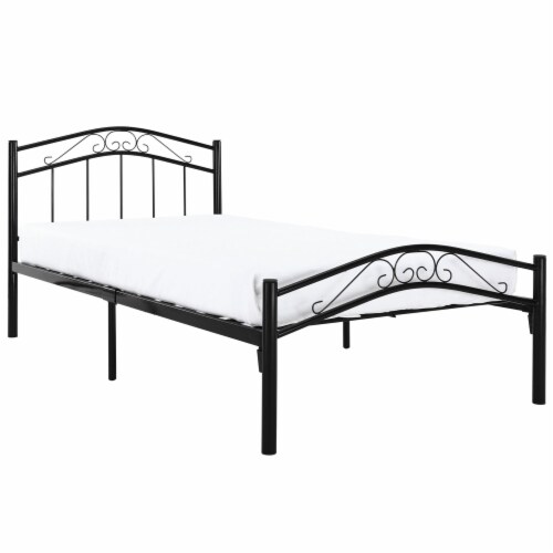 Ergode Townhouse Twin Bed - Black Perspective: front