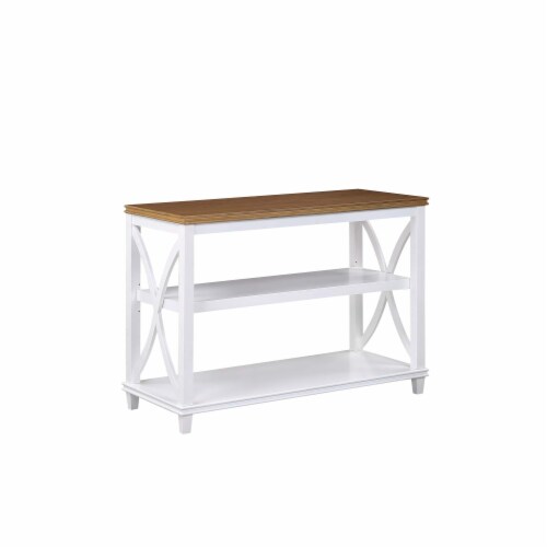 Ergode Florence Console Table with Shelves Perspective: front