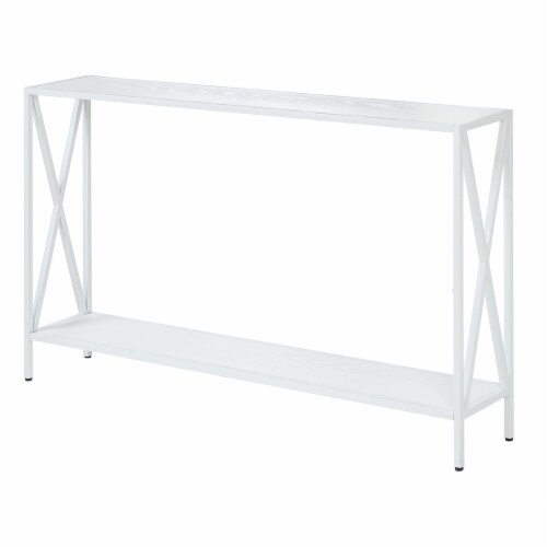 Ergode Tucson Console Table with Shelf Perspective: front