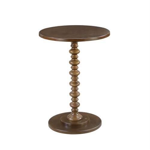 Convenience Concepts Palm Beach Spindle Table, Espresso ( Pack of 2 ) Perspective: front
