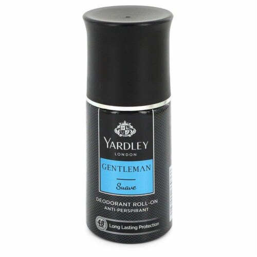 Yardley Gentleman Suave by Yardley London Deodorant Roll-On Alcohol Free 1.7 oz (Men) Perspective: front