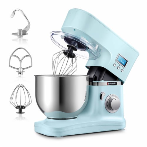 Hauswirt 3 in 1 Stand Electrical Dough Mixer with 5.3 Quart Bowl, Vintage  Blue, 1 Piece - City Market