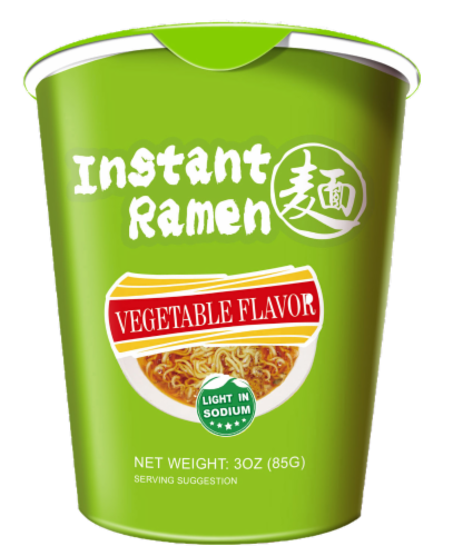 Ralphs Jml Vegetable Flavor Instant Ramen Cup 3 Oz