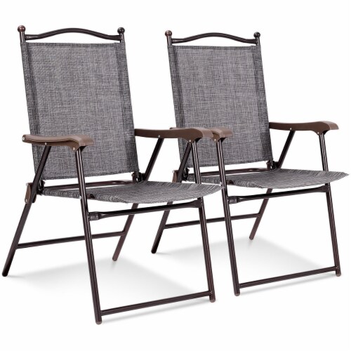 Costway folding sling shop chairs patio