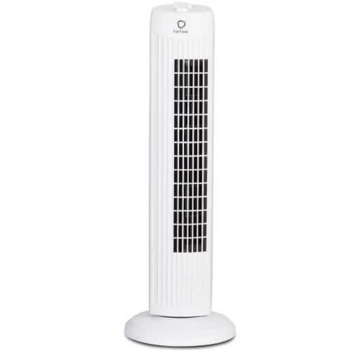 Fantask 35W 28''Oscillating Tower Fan 3 Wind Speed Quiet Bladeless Cooling Room Perspective: front