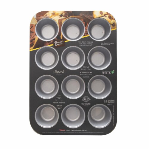 12cup Muffin Pan Cupcake Nonstick Pan - Aluminized Steel Pan Muffins 2 Non  Stick Coating, 1pc - Fred Meyer