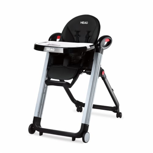 HEAO Adjustable Reclining Toddler Seat Foldable Baby High Chair with Tray Black 1 Piece King Soopers