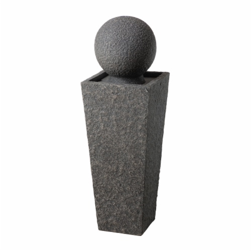 Glitzhome Polyresin Outdoor Fountain Perspective: front