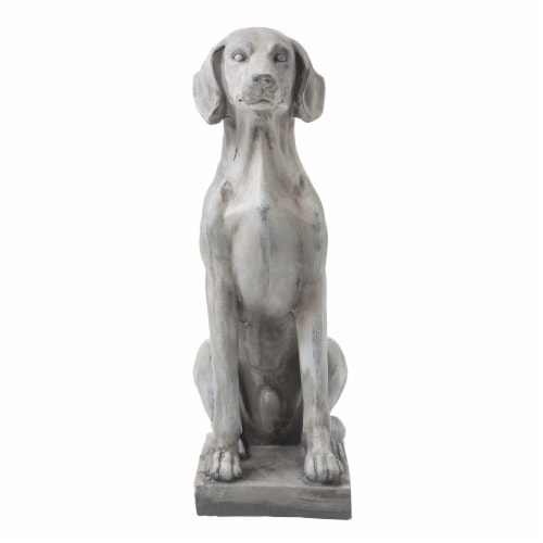 black labrador statues garden