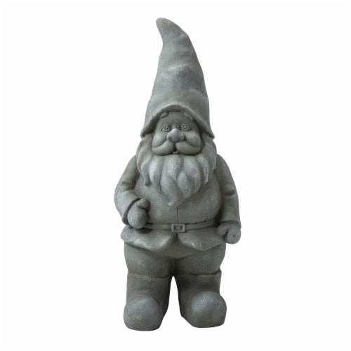 Glitzhome Standing Gnome Garden Statue Perspective: front