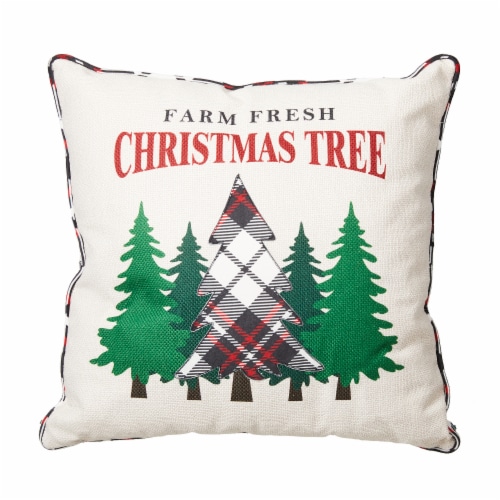 Christmas tree on sale farm pillow
