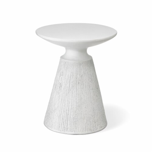 Glitzhome 18.25 Inch Pedestal Garden Stool or Planter Stand or
