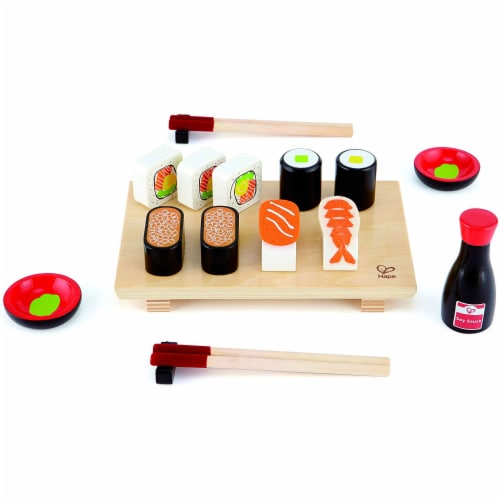 Hape Sushi Selection Kids Wooden Pretend Kitchen Play Food and