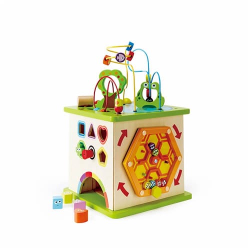 Hape country shop critters play cube