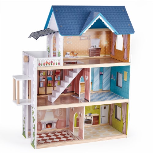 Hape Little Room Pretend Play 3 Story Wood Doll House & Furniture for Age 3  & Up, 1 Piece - Kroger