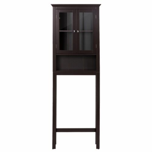 Bathroom Storage Corner Floor Standing Cabinet with Doors and