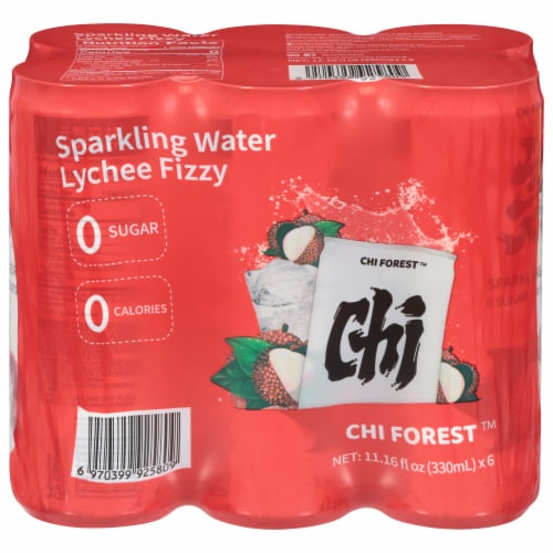 Chi Forest™ Lychee Fizzy Sparkling Water Perspective: front