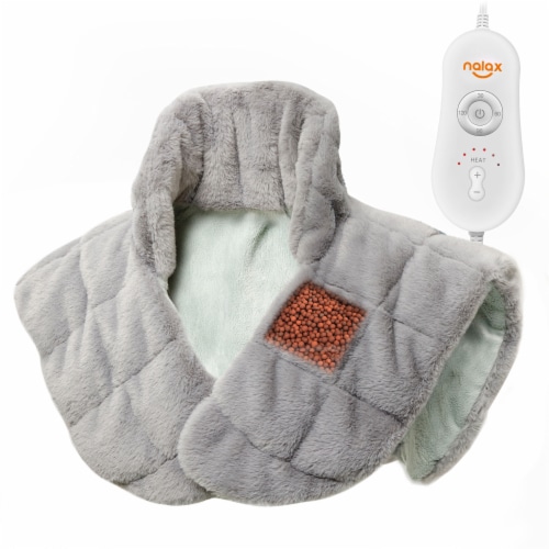 Nalax H31N2 Neck & Shoulders Pain Relief Heating Pad Wrap w/6 Heat