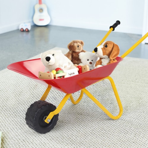 Metal shop toy wheelbarrow