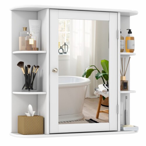 2-Tier Multipurpose Wall-Mounted Cabinet Bathroom Storage