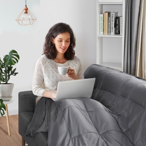 7 20 lbs Weighted Blankets Twin Full Queen King Size Cotton w