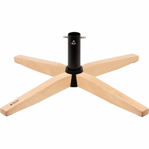 Tree Nest Medium Gentle Christmas Tree Stand for Artificial Trees, Black Perspective: front