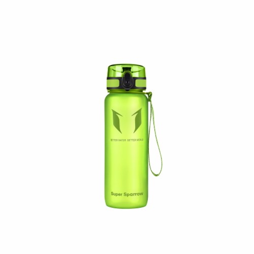 Tritan Sports Water Bottles, Lime, 1000ML / 32OZ Perspective: front