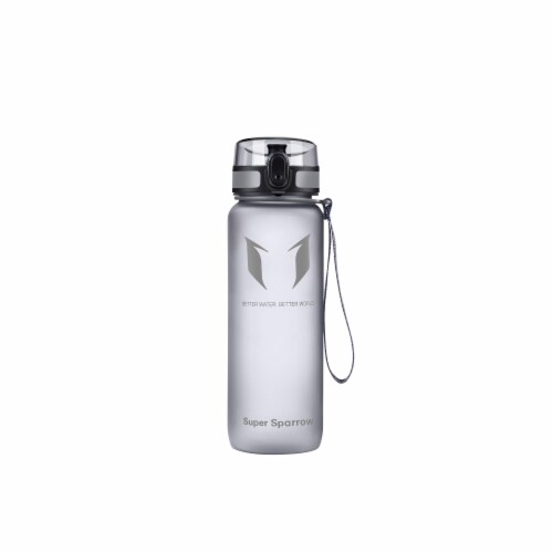 Tritan Sports Water Bottles, Grey, 750ML / 25OZ Perspective: front